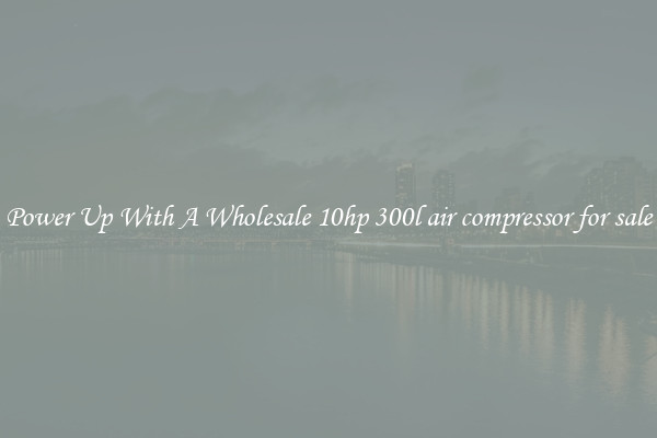 Power Up With A Wholesale 10hp 300l air compressor for sale