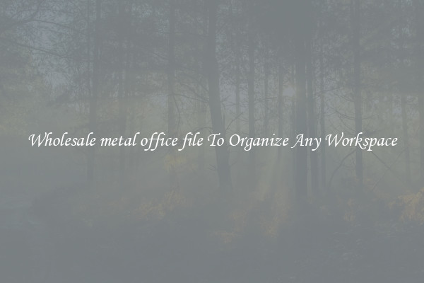 Wholesale metal office file To Organize Any Workspace
