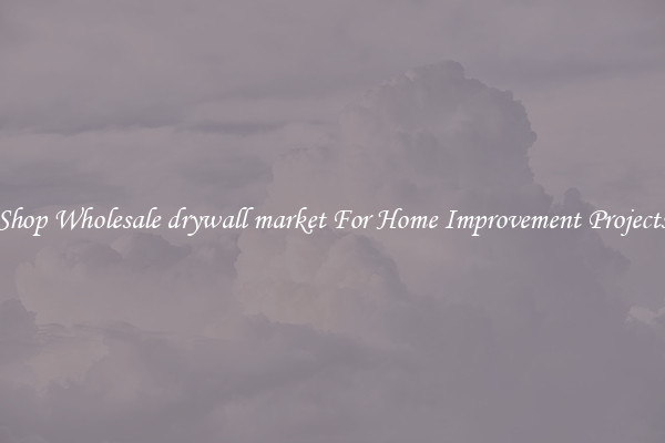 Shop Wholesale drywall market For Home Improvement Projects