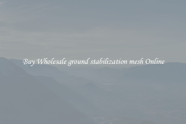 Buy Wholesale ground stabilization mesh Online