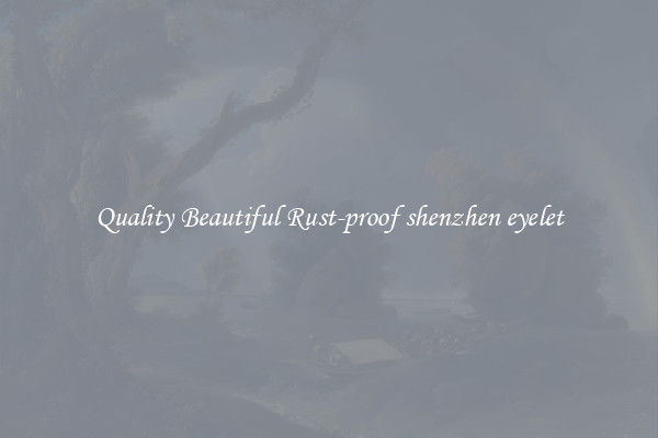 Quality Beautiful Rust-proof shenzhen eyelet